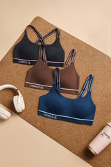 Askin Contrast-Trim Padded Sports Bra – SBRA104A — image 6
