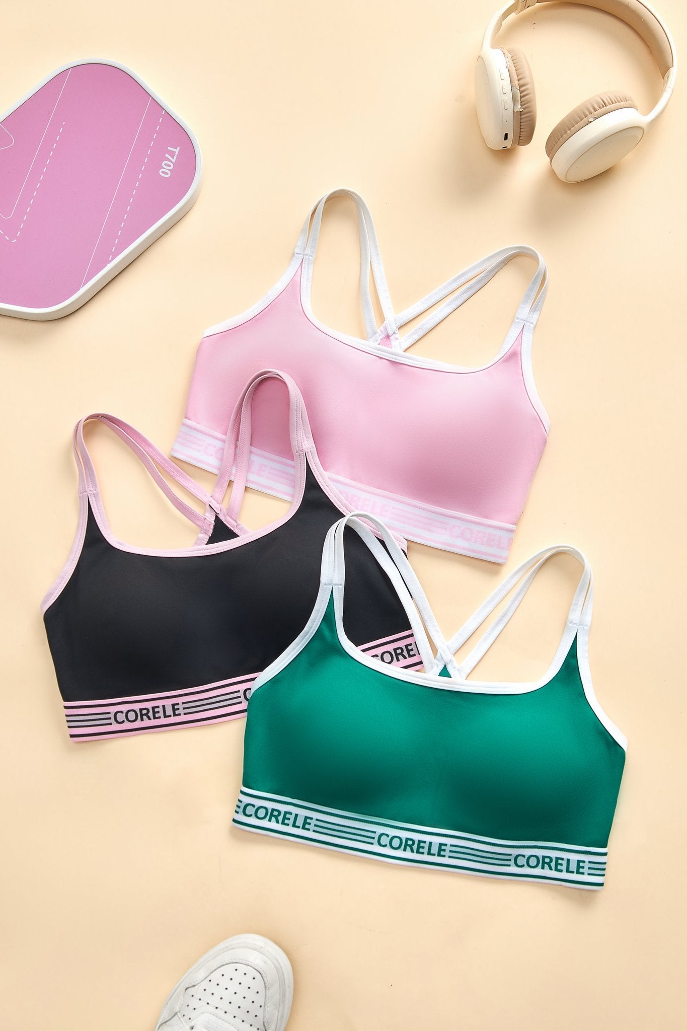 Askin Strappy Cross-Back Sports Bra – SBRA403A — image 7