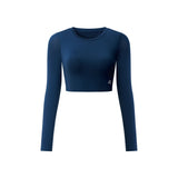 Askin Padded Open-Back Long Sleeve Crop Top – SCBT204A — image 2