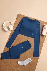 Askin Padded Open-Back Long Sleeve Crop Top – SCBT204A — image 8