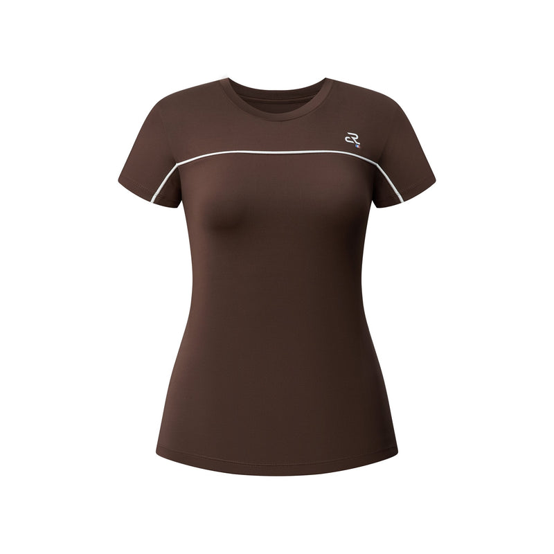 Askin Longline Relaxed Tee with Contrast Line – STEE104A — image 1